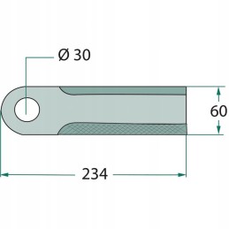 Iš granito suvirintas peilis