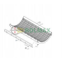 New Holland CX 84073001 įgaubta juostelė