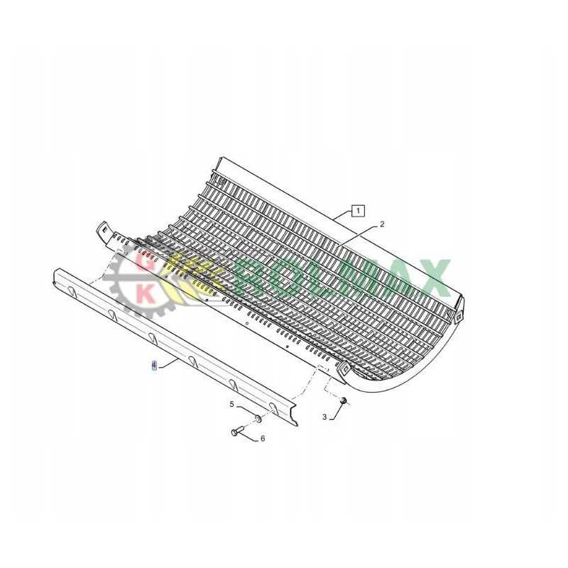 New Holland CX 84073001 įgaubta juostelė