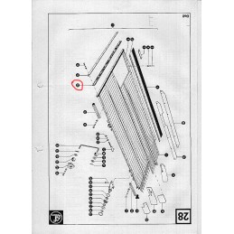 Claas Dominator 85 grūdų keptuvės dangtis