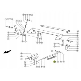 Claas jaguar trupintuvo spyruoklė 800 880 00749722