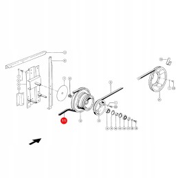 Claas 1402479 Gates V formos diržas