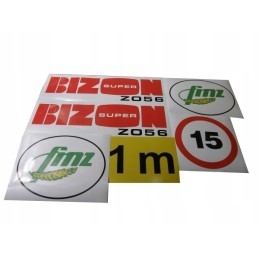 Stumbrų rinkinio lipdukai nuo 1956 m