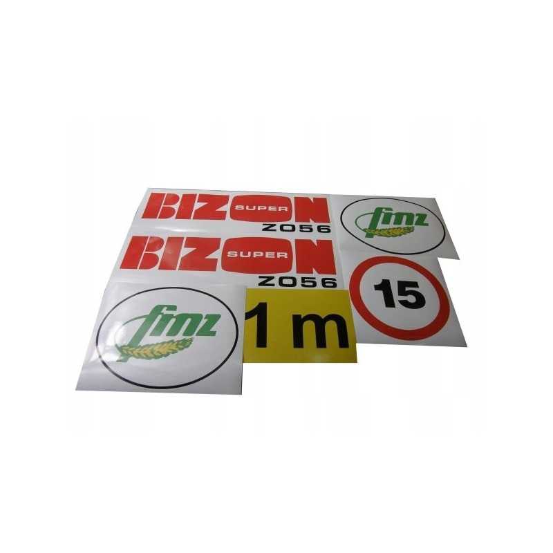 Stumbrų rinkinio lipdukai nuo 1956 m