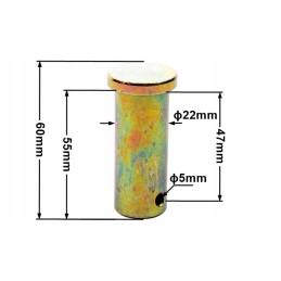 Kelioninio cilindro kaištis II 22x55 47 bizon