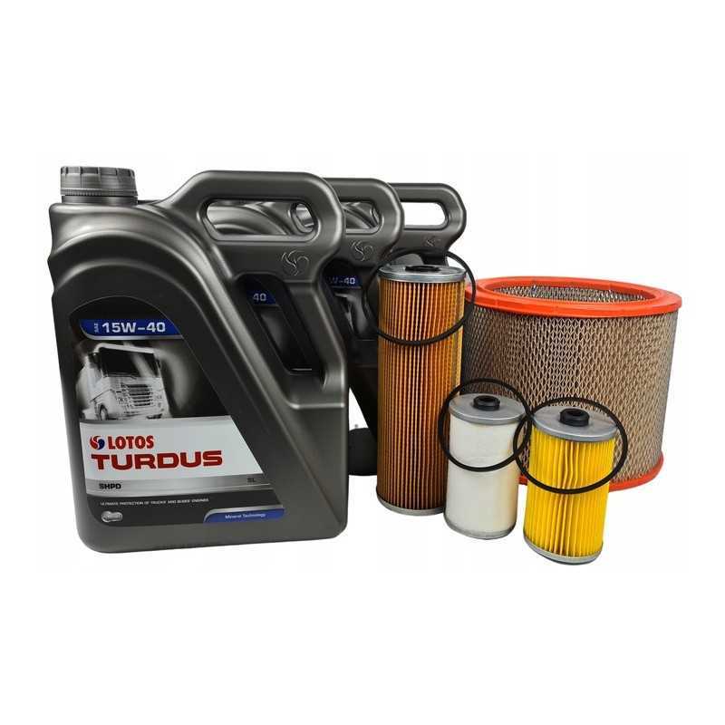 Bizon SW400 filtrų komplektas, Turdus alyva, 15l