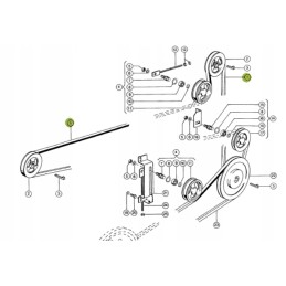 Diržinė pavara, claas dominator 86 76