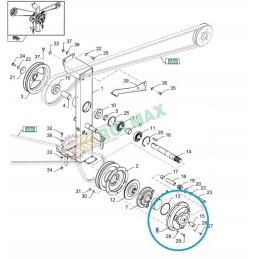 Dangtis New Holland TC5000 87531003 84302285 cnh