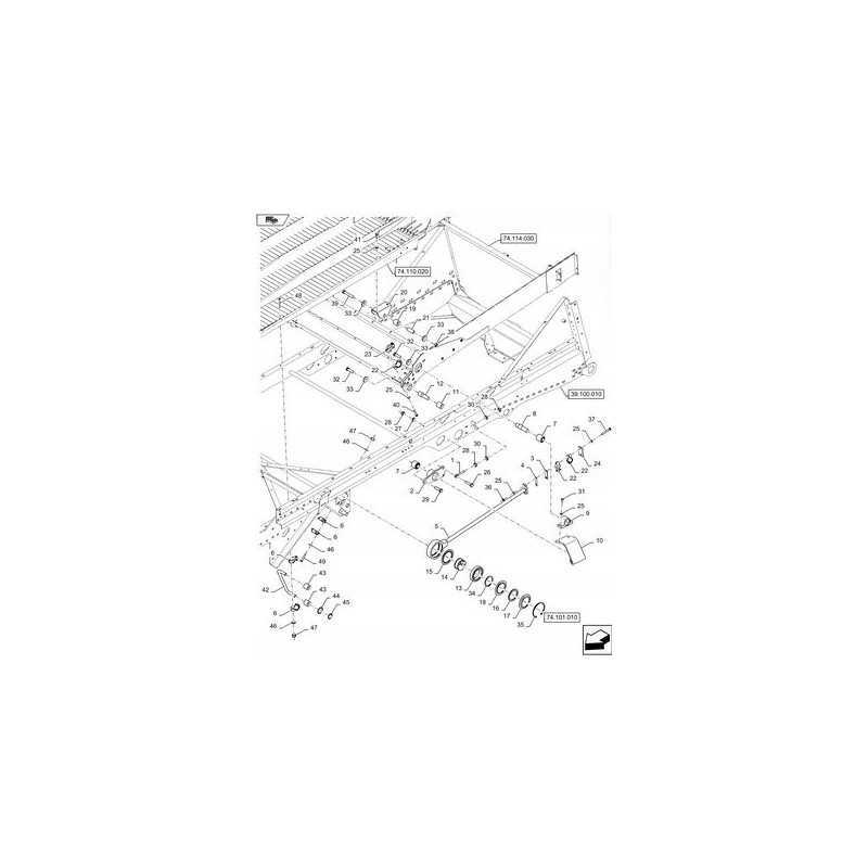 Dešinė ranka new holland tc cx 9813487 cnh
