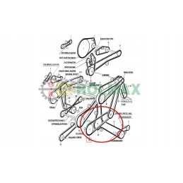 New Holland TC 89850782 bėgimo diržas