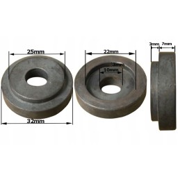 Pašarų kombaino peilio įvorė, skersmuo 22 mm, išorinė