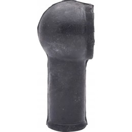 Juodas guminis dangtelis elektros kabeliui