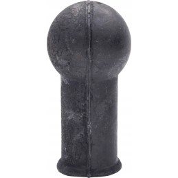 Juodas guminis dangtelis elektros kabeliui