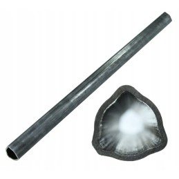 Trikampis GTV vamzdis 54x4mm l 100cm vidinis išorinis