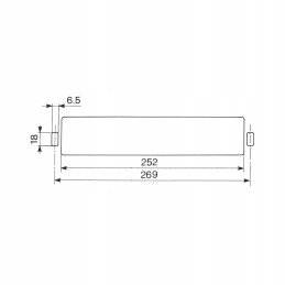 Universalus galinis kairysis žibintas p21w r5w cobo