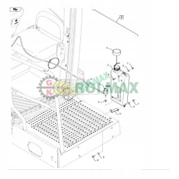 New Holland TC 47435357 stiklų plovimo skysčio rezervuaras