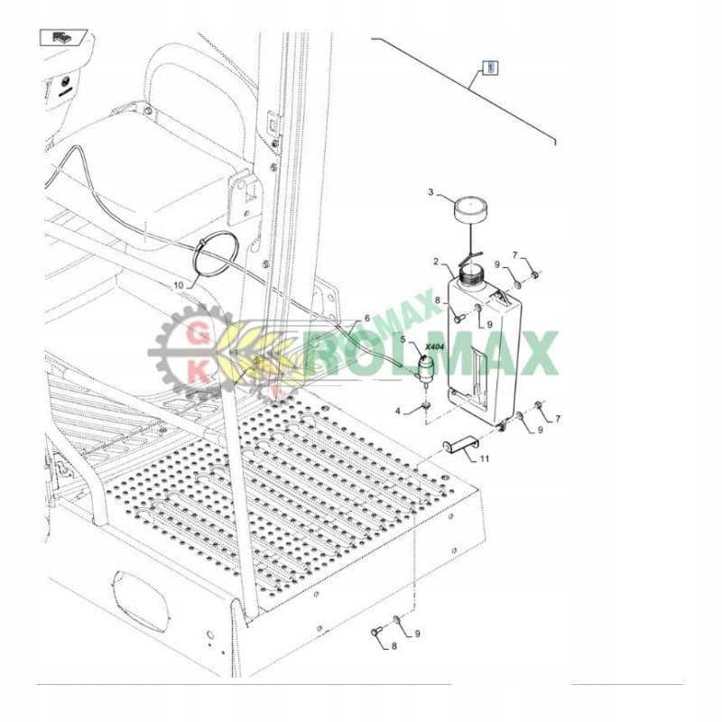 New Holland TC 47435357 stiklų plovimo skysčio rezervuaras