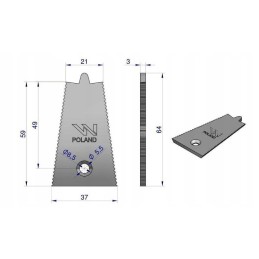 Bizon bajonetinė stotelė 5040002049 Warynski