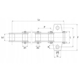 Pakreipimo tiekimo grandinė 680113 Claas