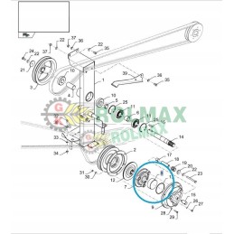 New Holland TC 84301977 pašarų kombaino stūmoklis