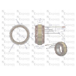 Kintamosios srovės generatoriaus statorius ex257000 a120 bizon expom kwid