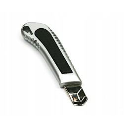 Sulankstomas peilis aliuminio rėme su 18 mm ašmenimis