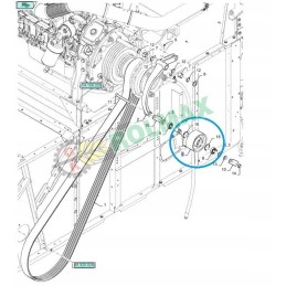 Įtempiklis new holland cx 48032209 cnh