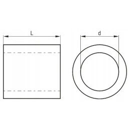 Guminė įvorė grūdų keptuvės oe 30x11 l 38