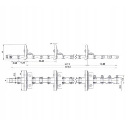 Grūdų tiekimo grandinė Bizon rekord z058 38l