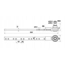 Claas Dominator Mega Medion 626411 dalgio galvutė