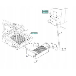 Balkono grindų prailginimas new holland cx 479301