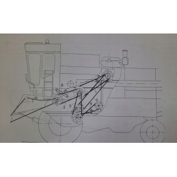 Fortschritt e512 514 pasviręs tiekimo diržas