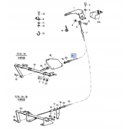Rankinio stabdžio trosas new holland tc 80454479 c