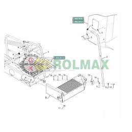 Balkono grindų prailginimas new holland cx 479301