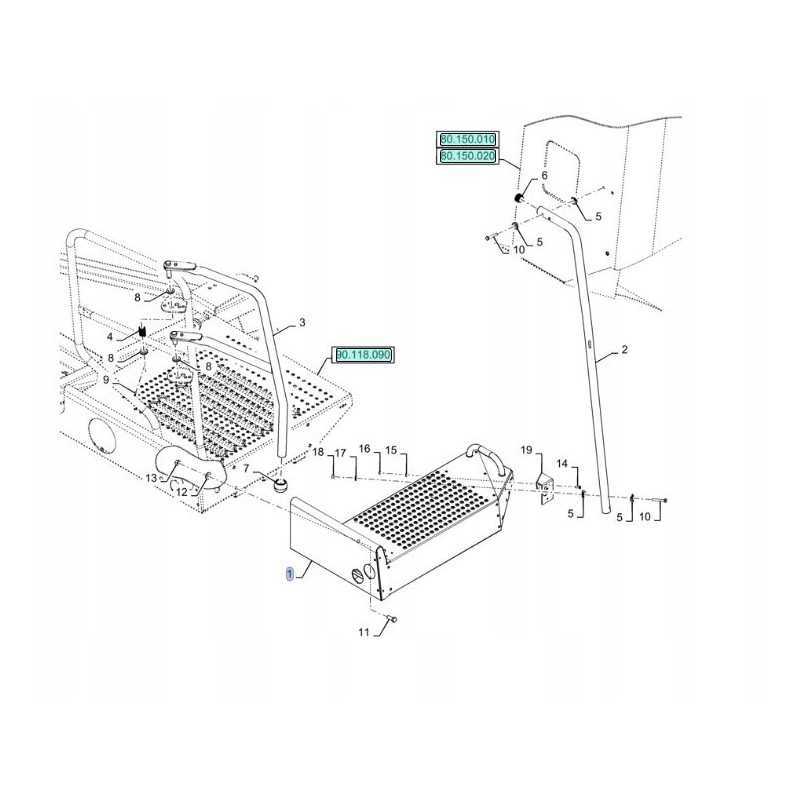 Balkono grindų prailginimas new holland cx 479301