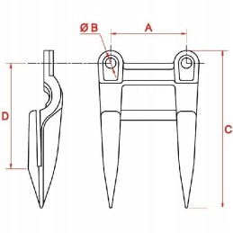 80379720gp dvigubas bajonetas nh