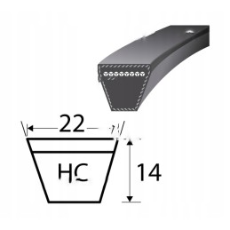 Yellow Bison HC 5314 V formos diržas
