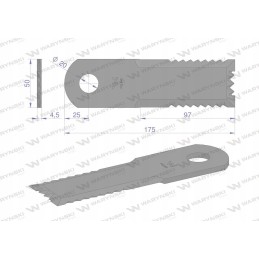 Rotacinis peilis šiaudų smulkintuvas pašarų kombainas 175x5