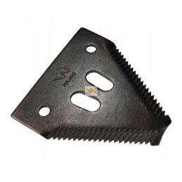 Derliaus nuėmimo peilio ašmenys viršuje dantyti, 25 vnt