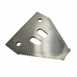 Derliaus nuėmimo peilio ašmenys viršuje dantyti, 25 vnt