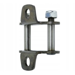 Grandinės jungtis, tiesus kaištis su bizono rankena