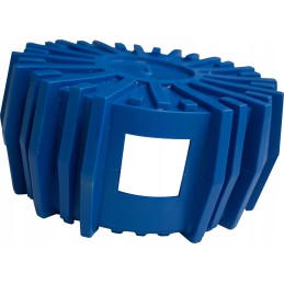 Guminis gaubtas manometrui, kurio skersmuo 63 mm, mėlynas