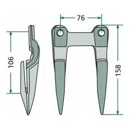 Dvigubas bizoninis durtuvas