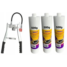 Groz dviejų rankų tepalo pistoletas Fuchs Reiner 500g