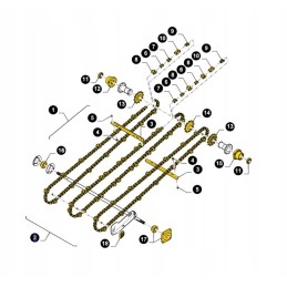 Newholland TC 47483258 pakreipimo tiekimo grandinė