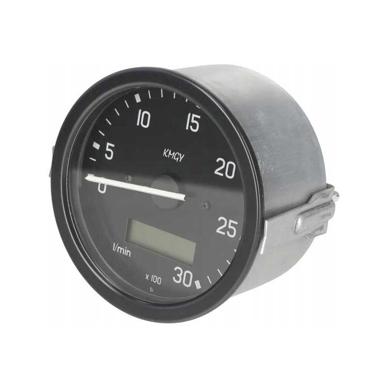 Variklio sūkių ir valandų indikatorius atitinka si