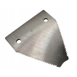 Derliaus nuėmimo peilių ašmenys viršuje dantyti ašmenų juostele