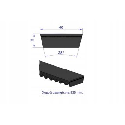 V formos diržas t 670224 1 ap1001158 claas teger
