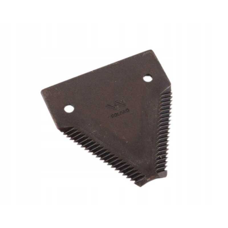 Derliaus nuėmimo peilis 82x76x2 8mm skylė 5 5 storio dantukai