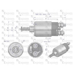 Starterio jungiklis IN10A Star Bizon